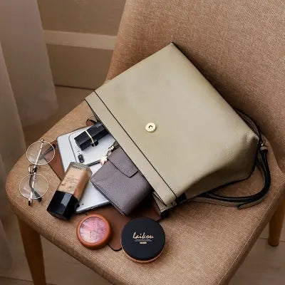 The Understated Leather Carryall
