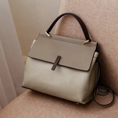 The Understated Leather Carryall