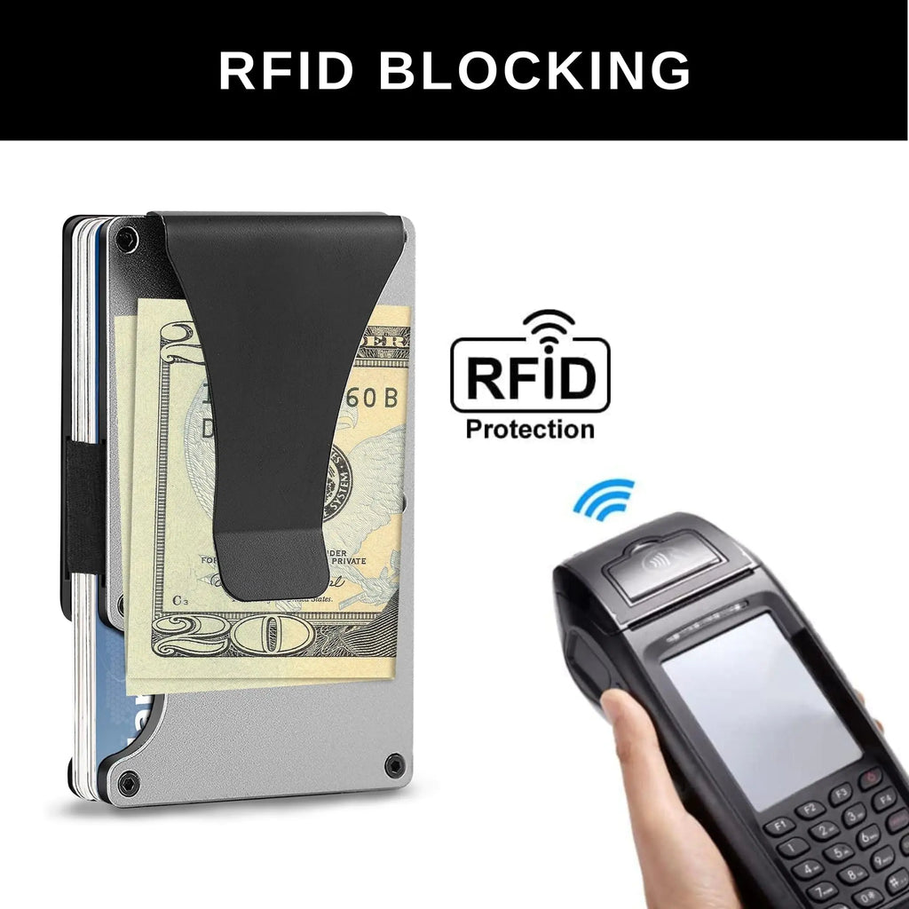 Carbon Fiber RFID-Blocking Slim Wallet