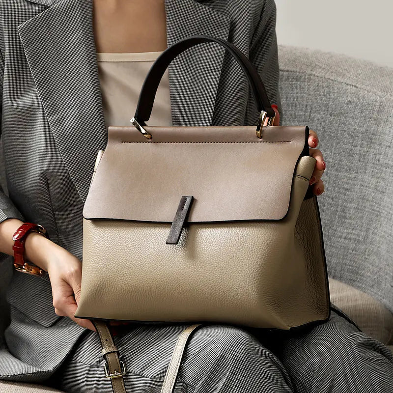 The Understated Leather Carryall