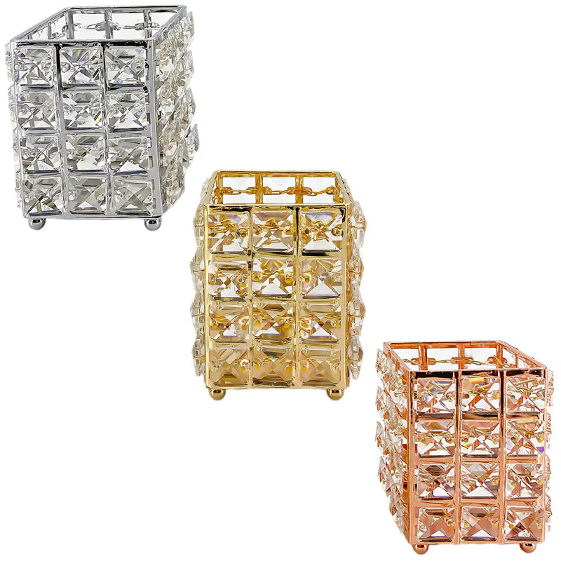 Crystal Makeup Brush Holder and Organizer