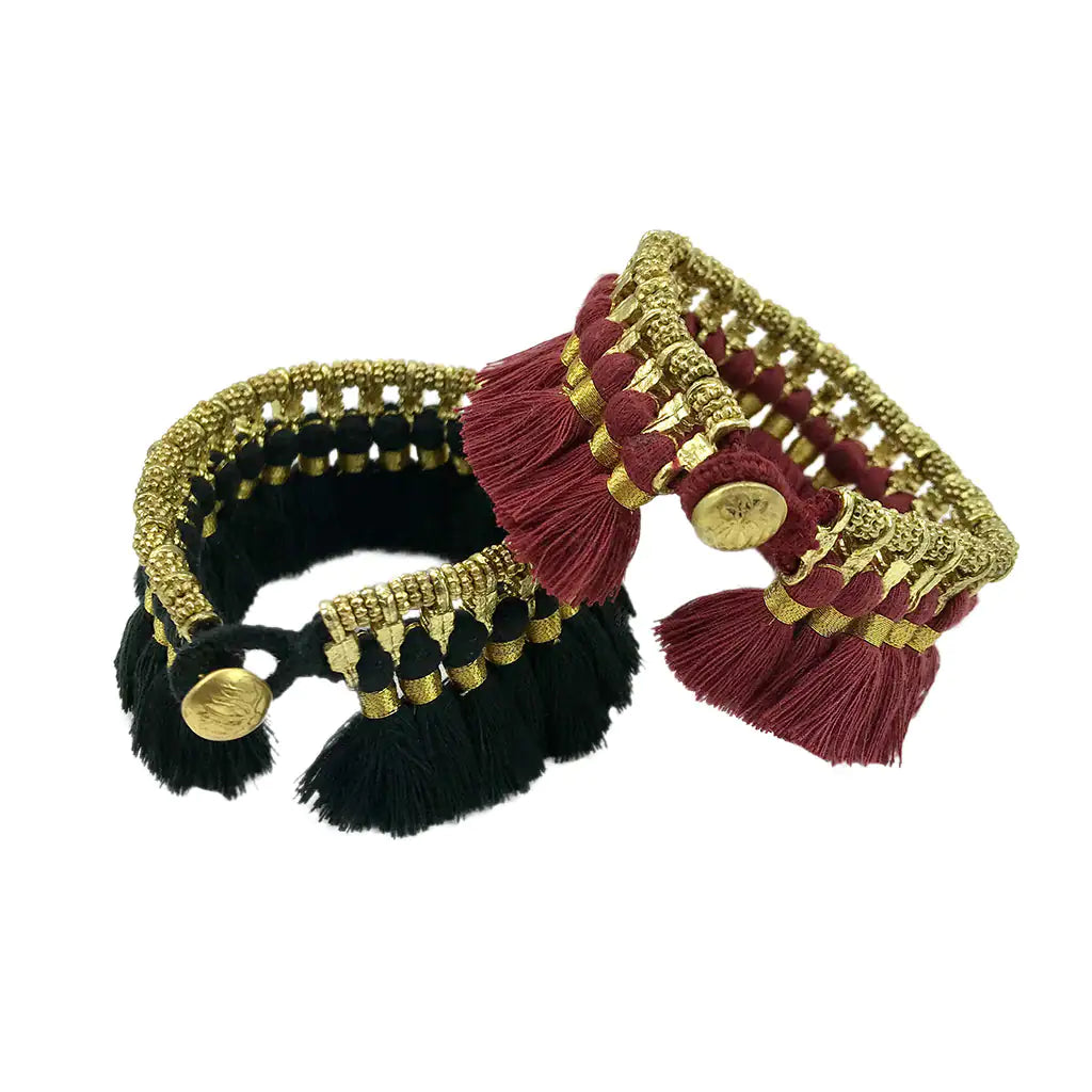 Bohemian Tassel Temple Bracelet