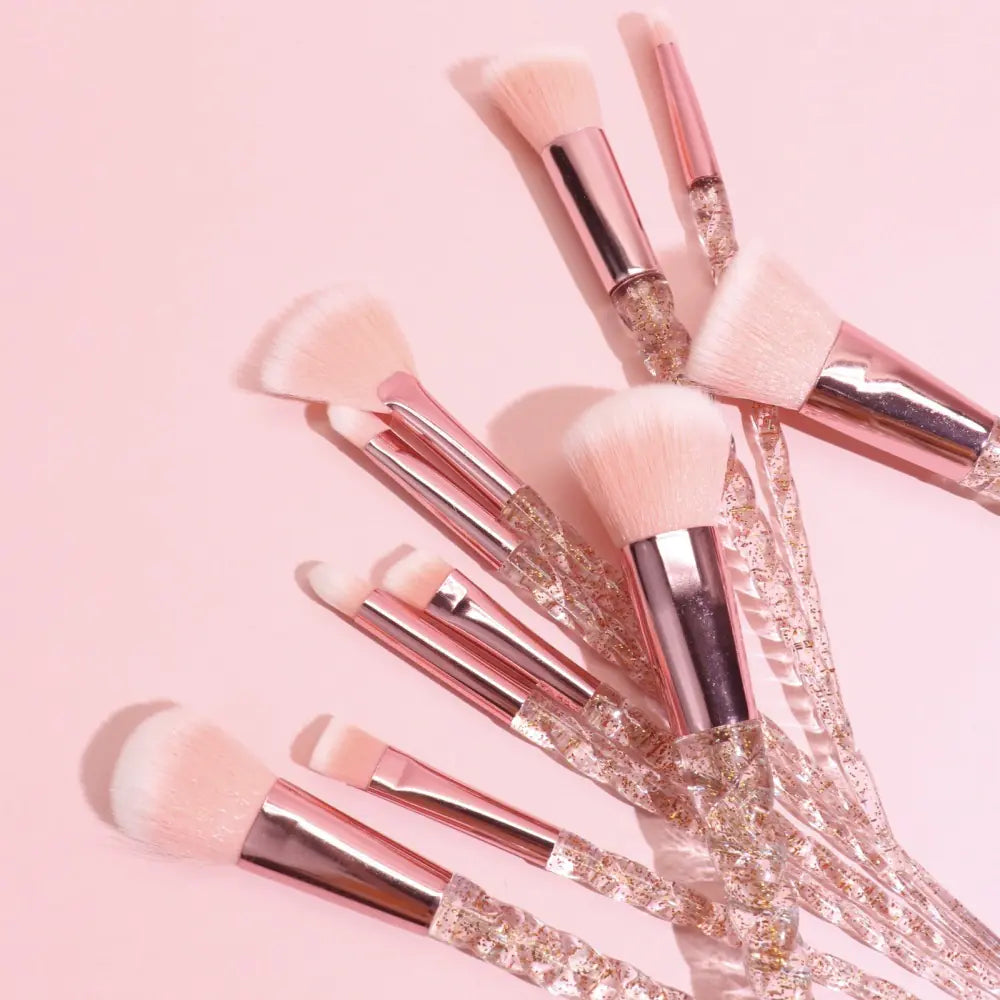 Shimmer Handle Brush Edit · 10 Piece
