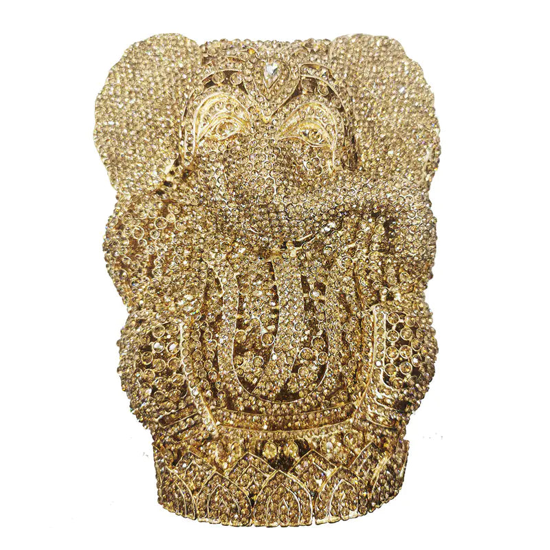 Crystal Statement Clutch