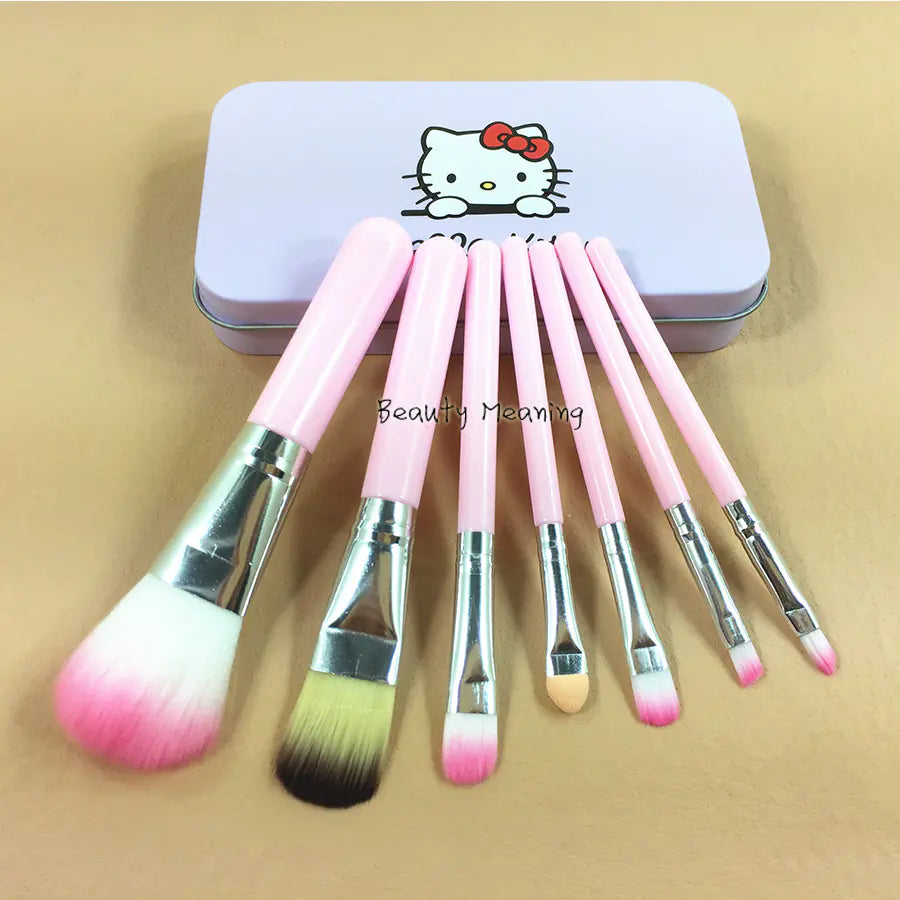 Kawaii Cat Makeup Brush Set