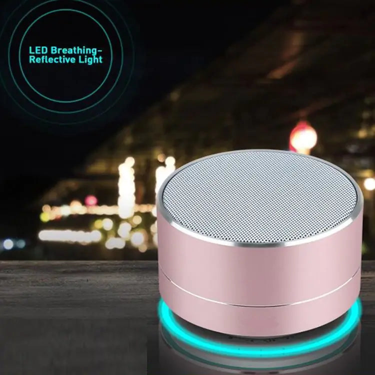Mini Portable Bluetooth Speaker with LED Light